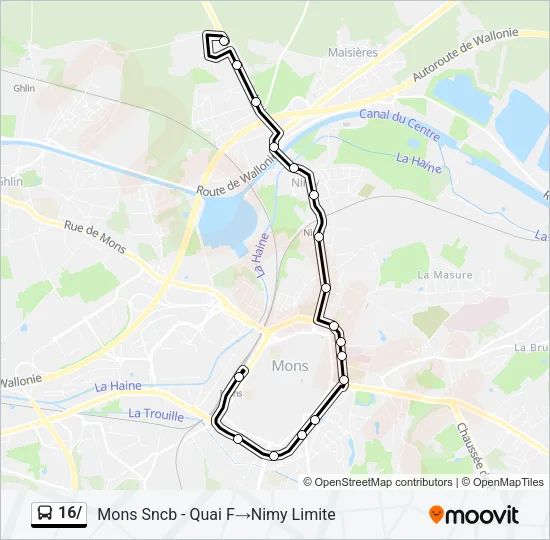 16/ Bus Line Map