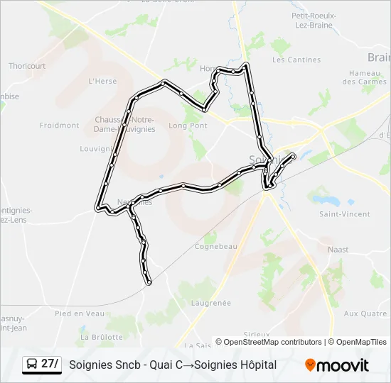 27/ Bus Line Map