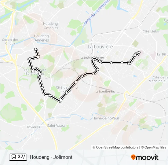 37/ Bus Line Map