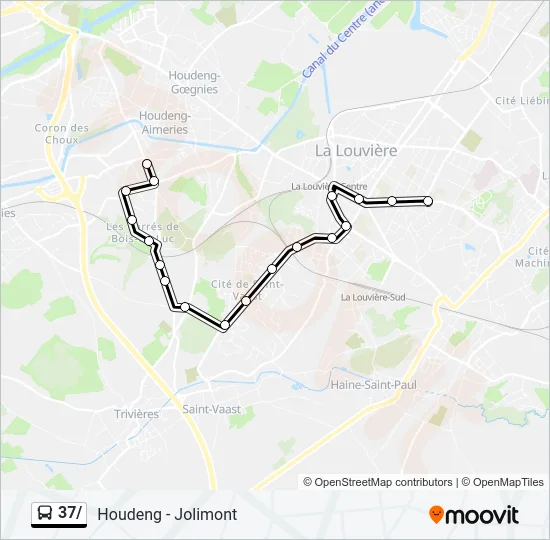 37/ Bus Line Map
