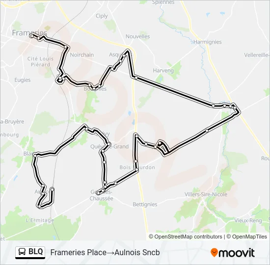 BLQ Bus Line Map