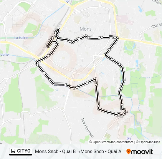CITYO Bus Line Map