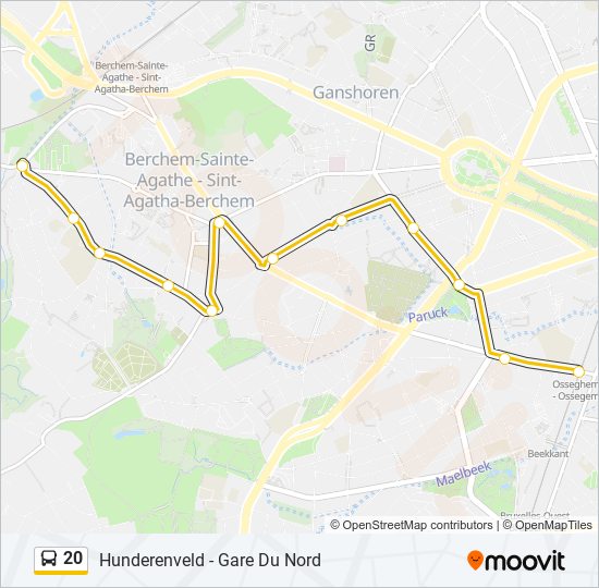 20 Route Schedules, Stops & Maps Osseghem (Updated)