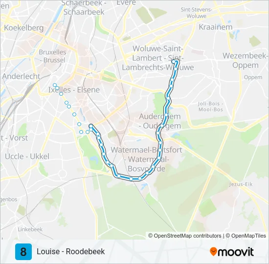 8 Light Rail Line Map