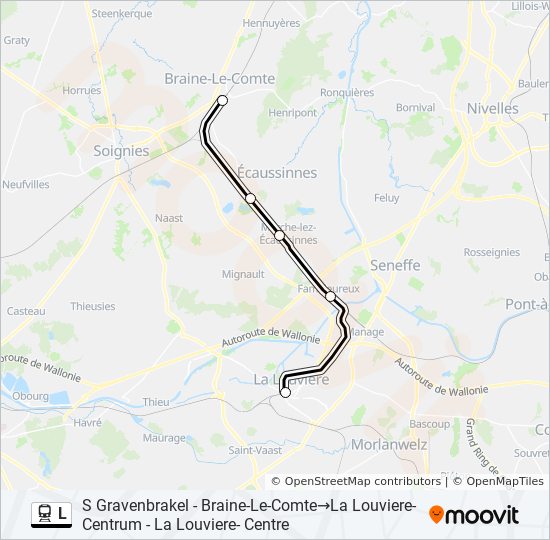l Route: Schedules, Stops & Maps - S Gravenbrakel - Braine-Le-Comte‎→La ...