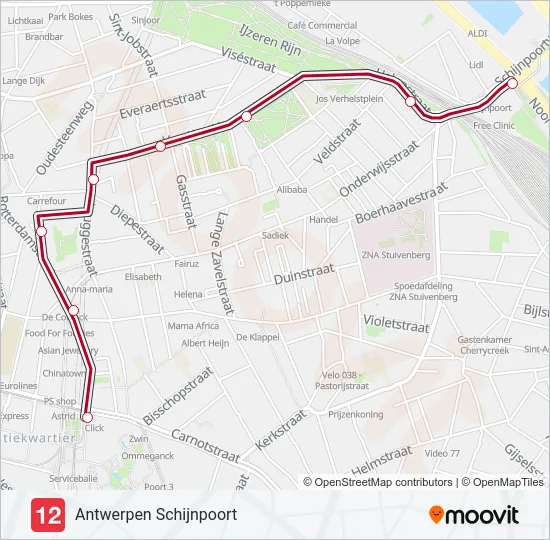 12 Light Rail Line Map