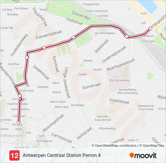 12 Light Rail Line Map