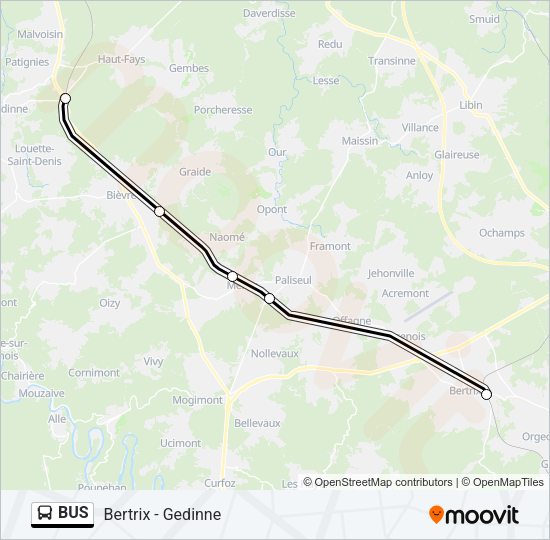 BUS Line Map