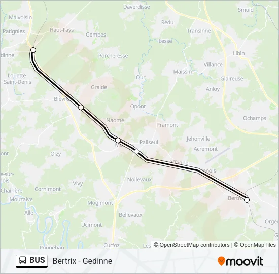BUS Line Map