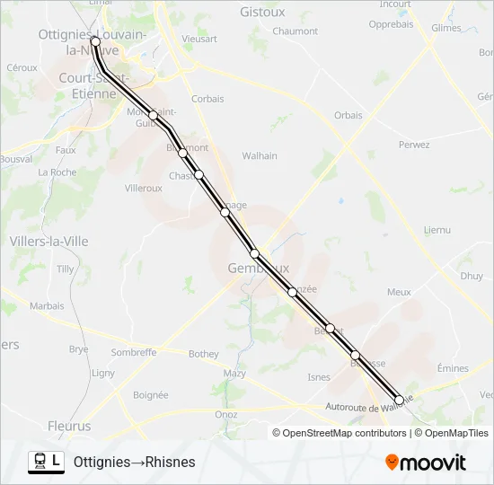 L Train Line Map
