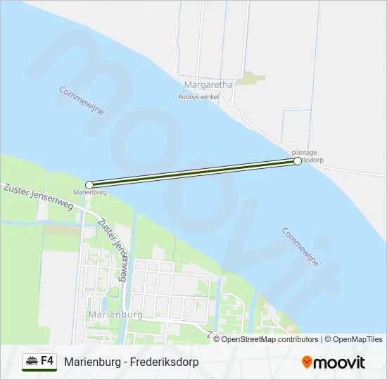 F4 Ferry Line Map