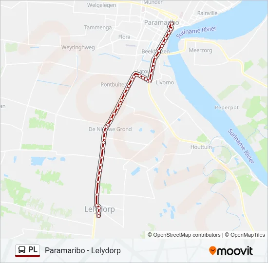 PL Bus Line Map