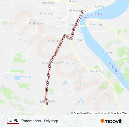 PL Bus Line Map