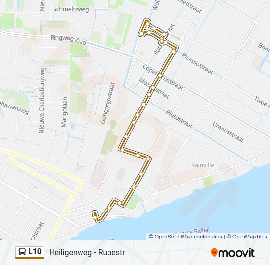 L10 Bus Line Map