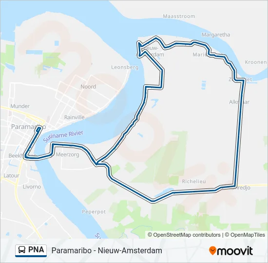 PNA Bus Line Map
