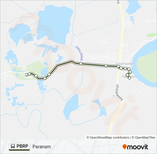 PBRP Bus Line Map