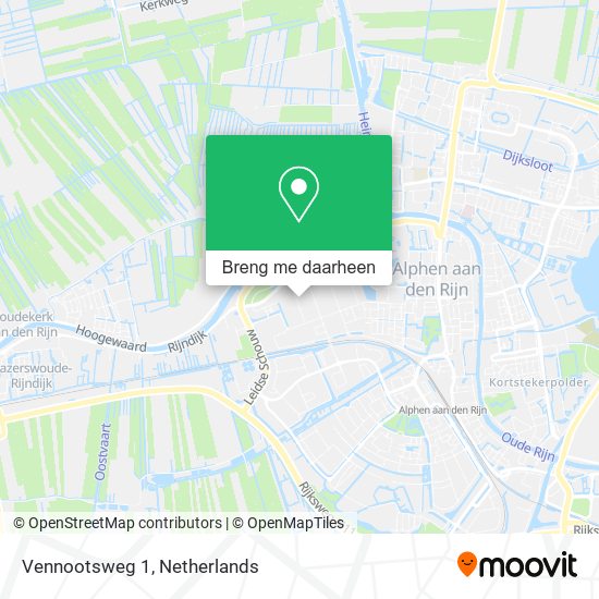 Vennootsweg 1 kaart