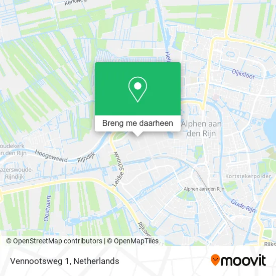 Vennootsweg 1 kaart
