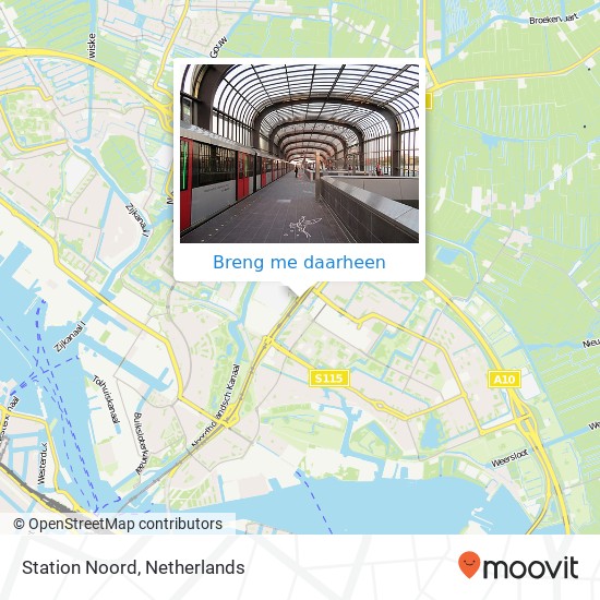 Station Noord kaart