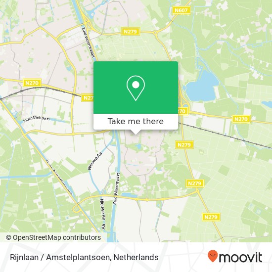 Rijnlaan / Amstelplantsoen, 5704 JA Helmond kaart