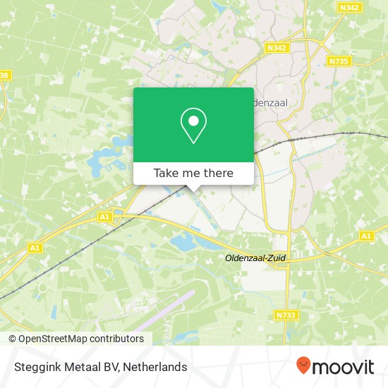 Steggink Metaal BV, Hazewinkelweg kaart