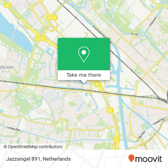 Jazzsingel 891, 3543 Utrecht kaart