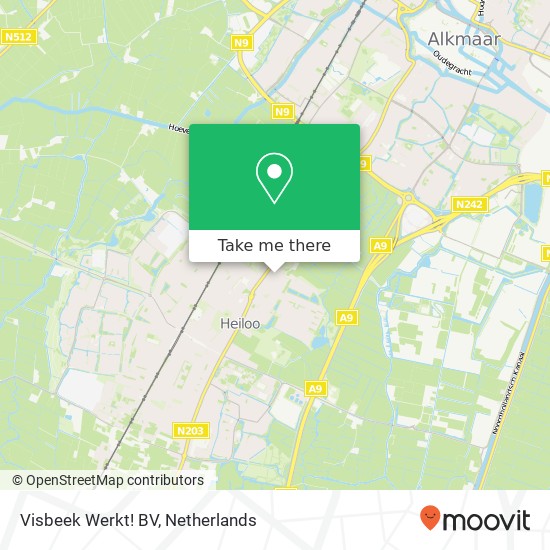 Visbeek Werkt! BV, Nicolaas Beetsweg kaart