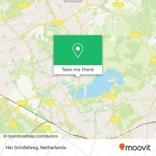 Hei Grindelweg, 6414 CC Heerlen kaart