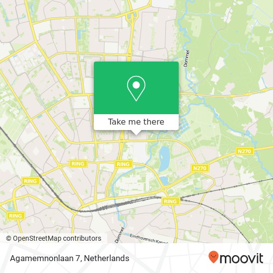 Agamemnonlaan 7, 5631 BW Eindhoven kaart