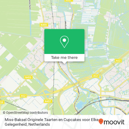 Miss-Baksel Originele Taarten en Cupcakes voor Elke Gelegenheid, Maarten Schoutenstraat 16 kaart