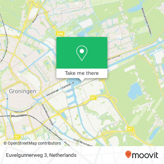 Euvelgunnerweg 3, 9723 CT Groningen kaart