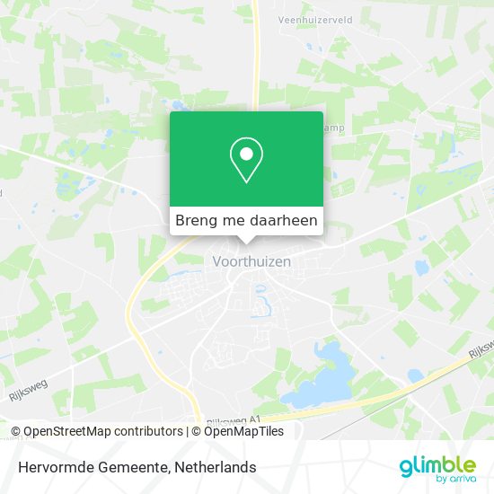 Hervormde Gemeente kaart