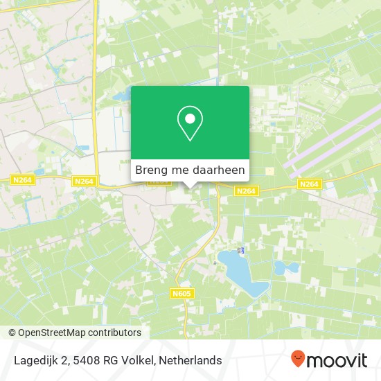 Lagedijk 2, 5408 RG Volkel kaart