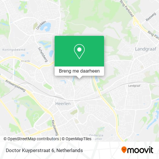 Doctor Kuyperstraat 6 kaart