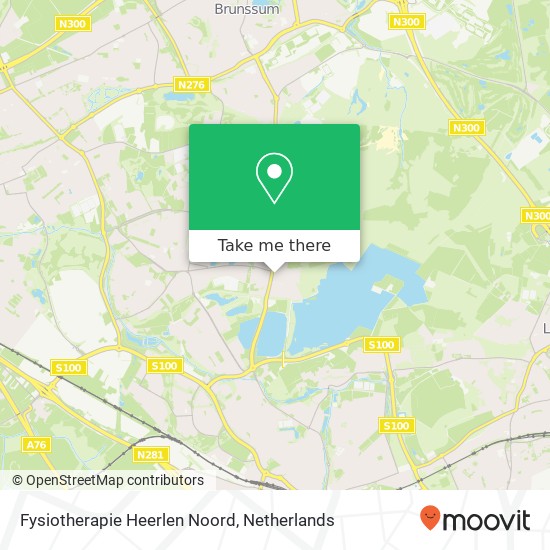 Fysiotherapie Heerlen Noord, Heideveldweg 6 kaart