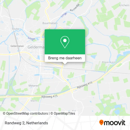 Randweg 2 kaart