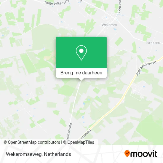 Wekeromseweg kaart