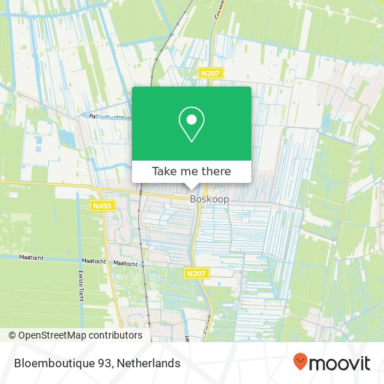 Bloemboutique 93, Torenpad kaart