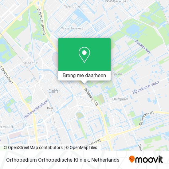 Orthopedium Orthopedische Kliniek kaart