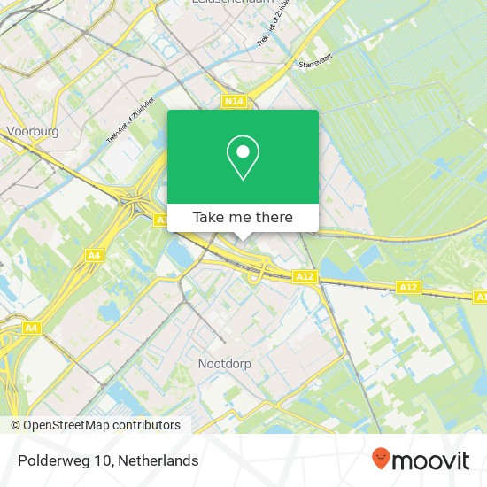 Polderweg 10, 2493 ZA Den Haag kaart