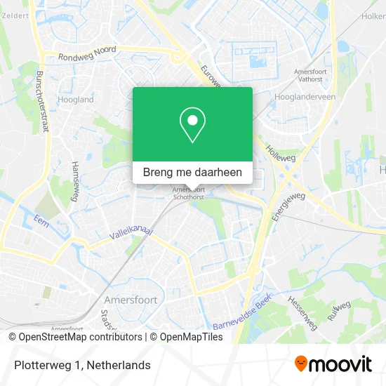 Plotterweg 1 kaart