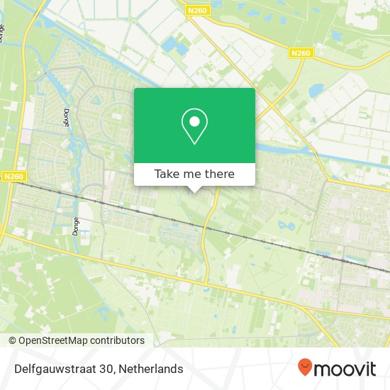 Delfgauwstraat 30, 5043 JM Tilburg kaart