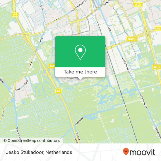 Jesko Stukadoor, Adenstraat 1 kaart