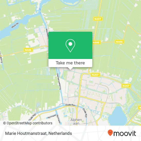 Marie Houtmanstraat, 2401 Alphen aan den Rijn kaart