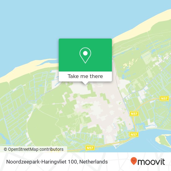 Noordzeepark-Haringvliet 100, 3253 Ouddorp kaart
