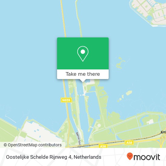 Oostelijke Schelde Rijnweg 4, 4411 SX Rilland kaart