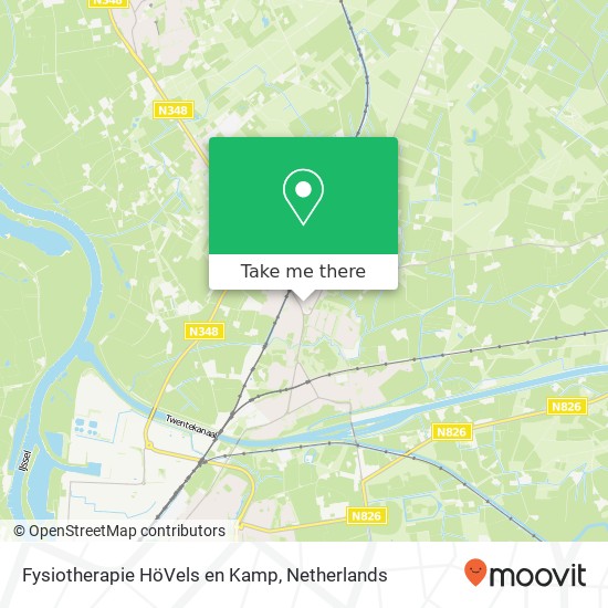 Fysiotherapie HöVels en Kamp, Jolinkweg 2 kaart