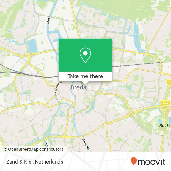 Zand & Klei, 4811 Breda kaart