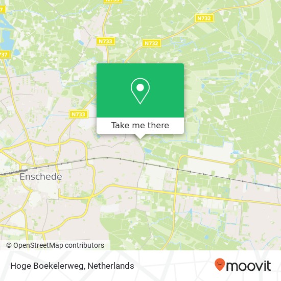 Hoge Boekelerweg, 7531 HD Enschede kaart