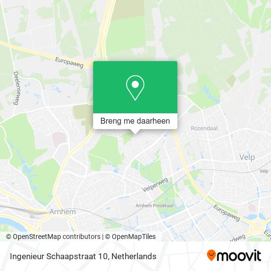 Ingenieur Schaapstraat 10 kaart